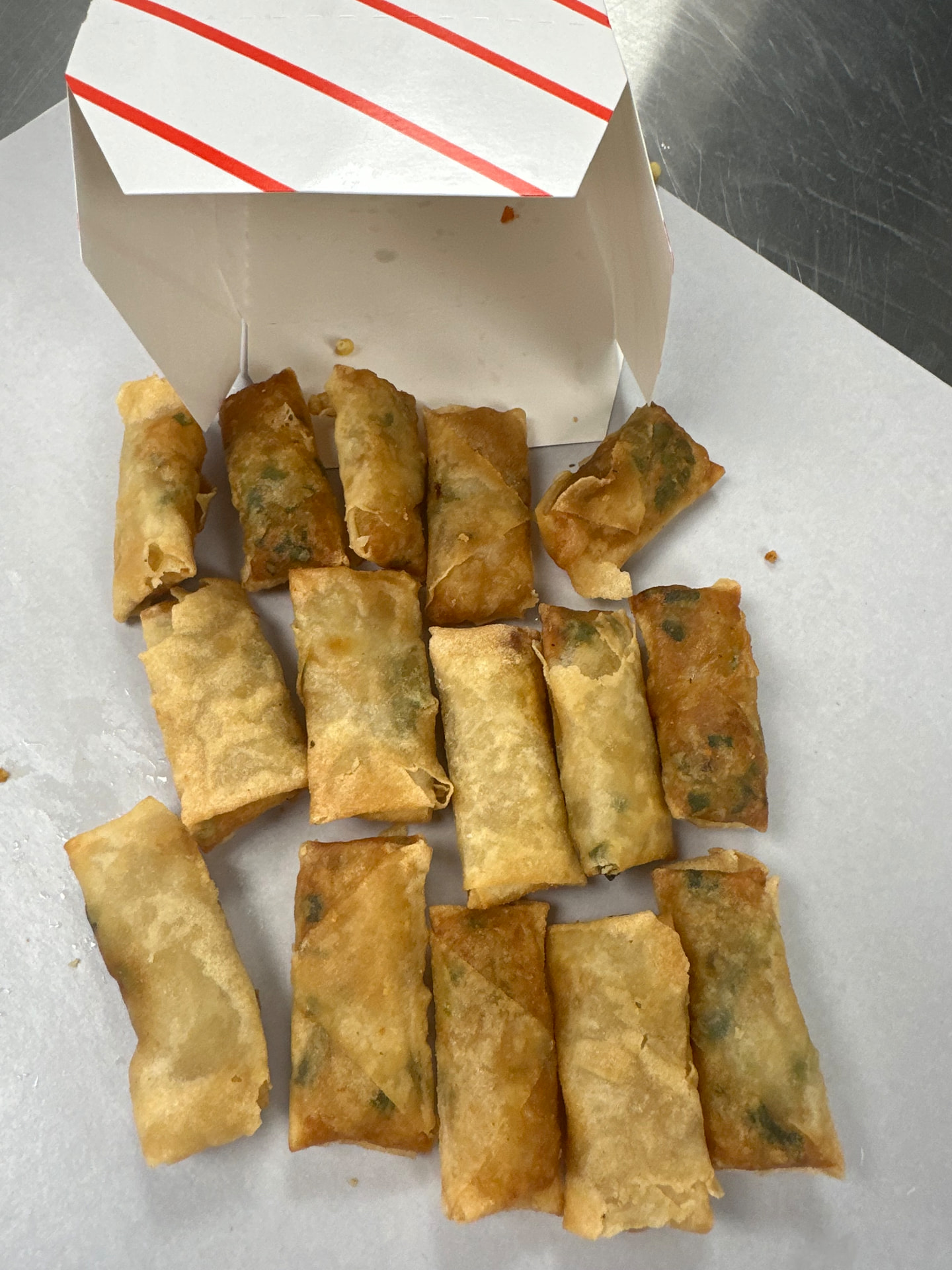 Thai chili shrimp rolls