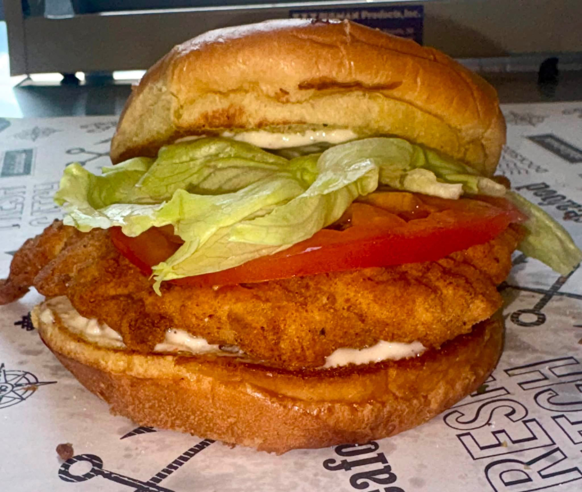 Haddock sandwich